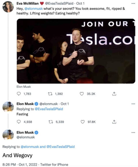 Elon Musk Wegovy Semaglutide