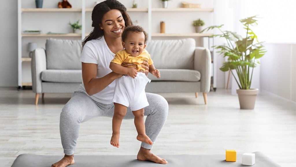 Happy Mom postpartum weight loss