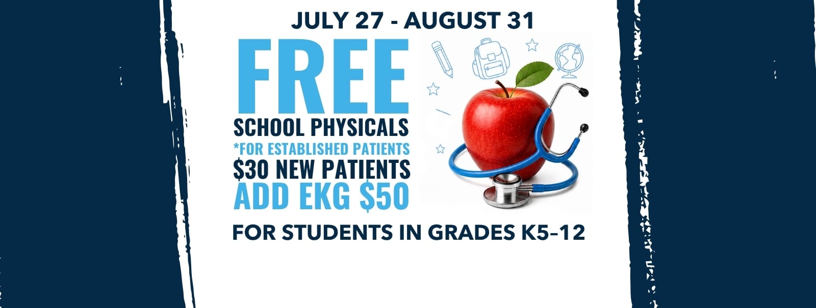 Recharge Clinic Free School Physicals