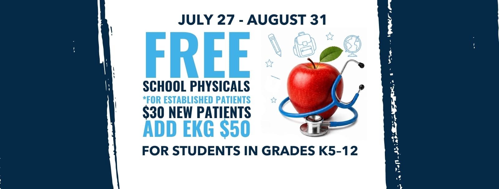 Recharge Clinic Free School Physicals